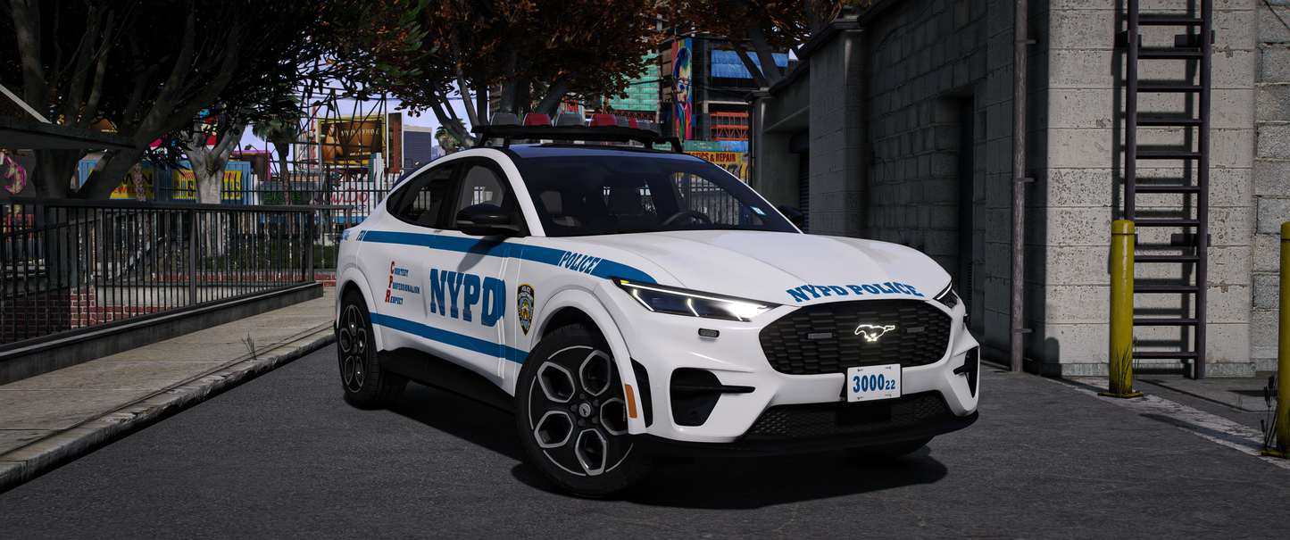NYPD 2022 Mach-E