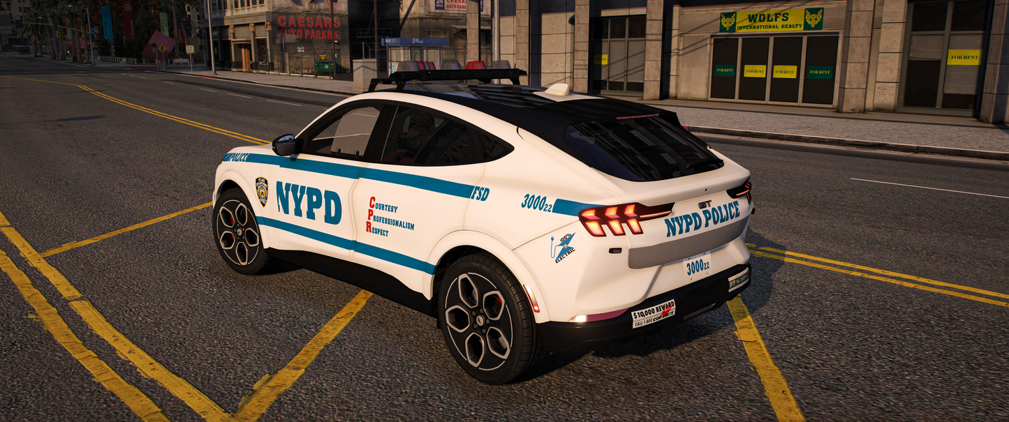 NYPD 2022 Mach-E