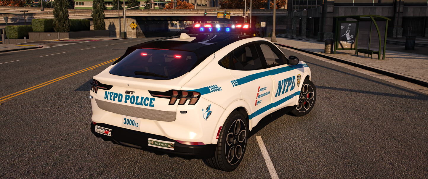 NYPD 2022 Mach-E