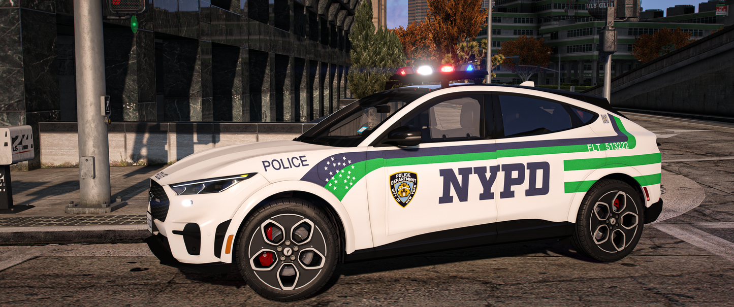 NYPD 2022 Mach-E