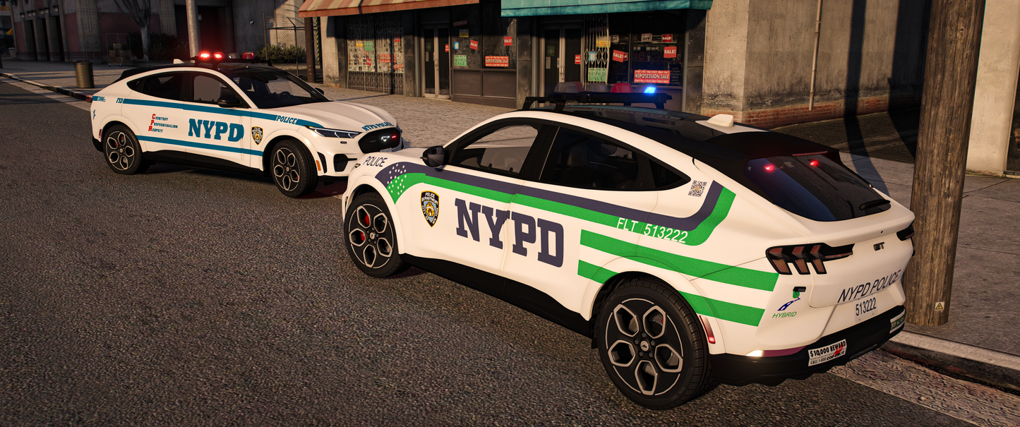 NYPD 2022 Mach-E