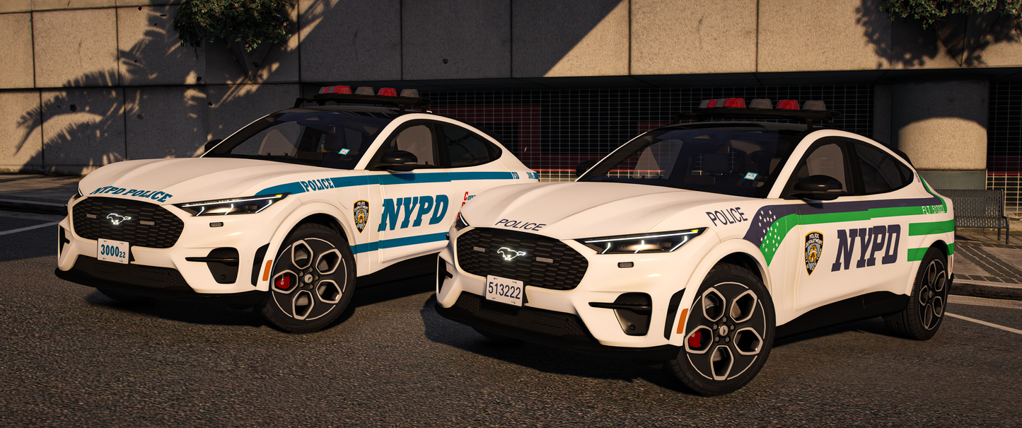 NYPD 2022 Mach-E